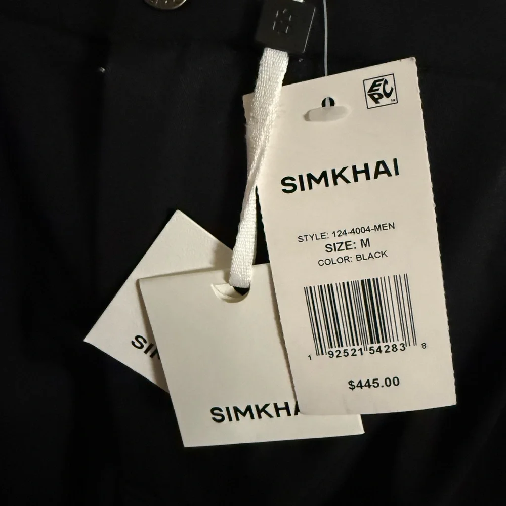 SoldJonathan Simkhai Men's Charcoal Dress Trousers